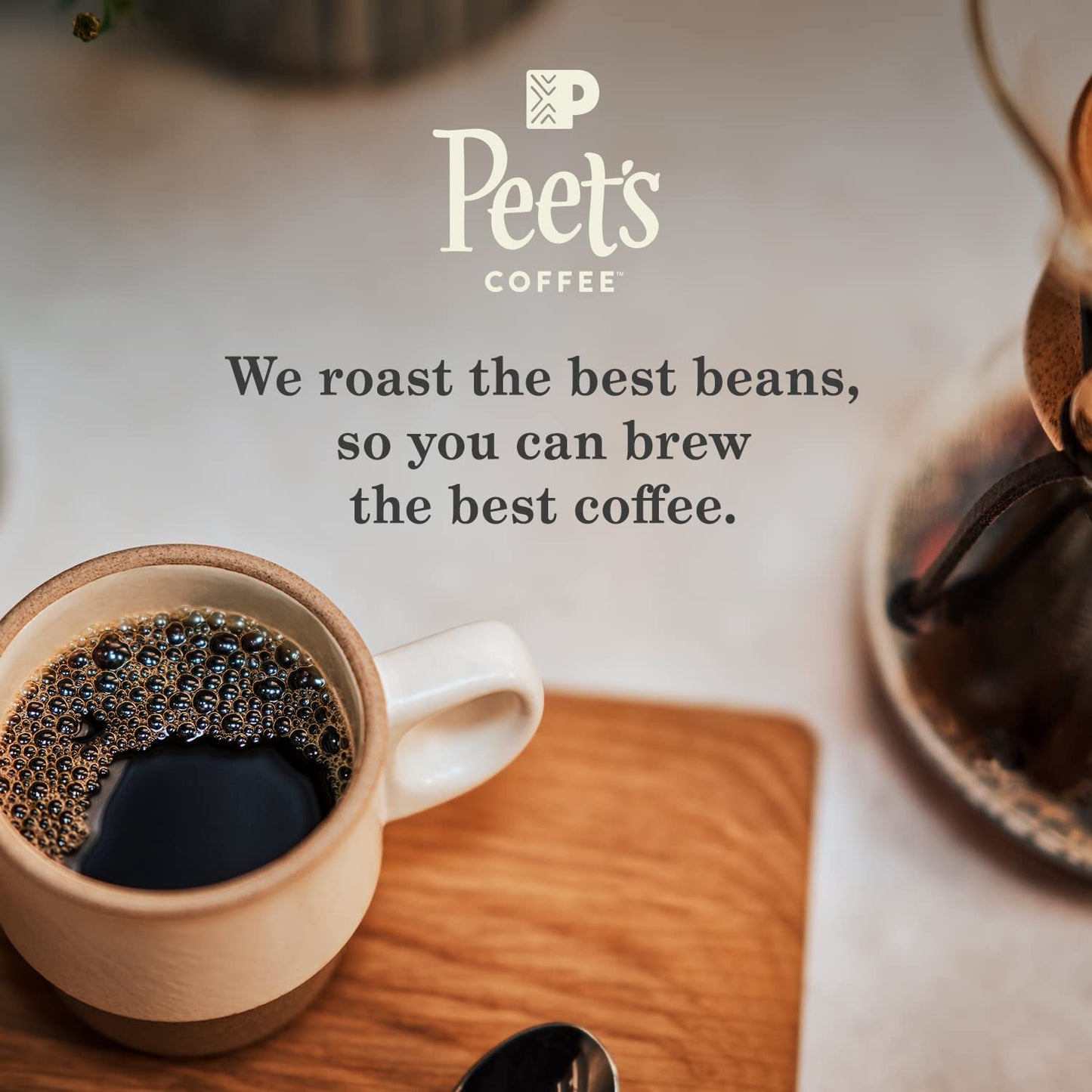 Peet's Coffee, Dark Roast Ground Coffee - Decaf Major Dickason's Blend 10.5 Ounce Bag