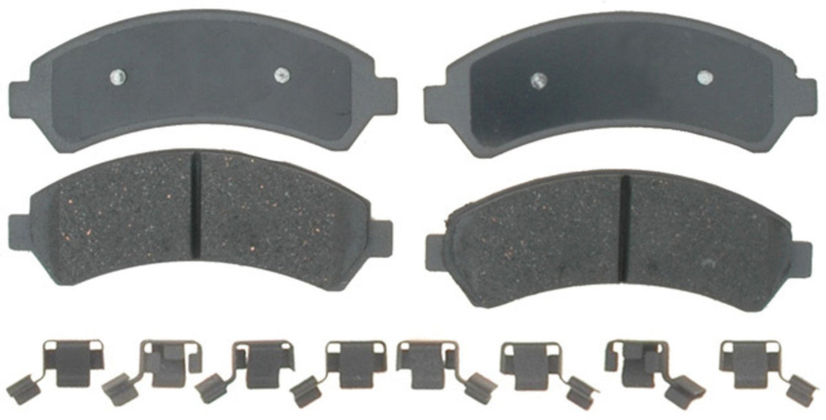 ACDelco Silver 14D726CH Ceramic Front Disc Brake Pad Set with Hardware