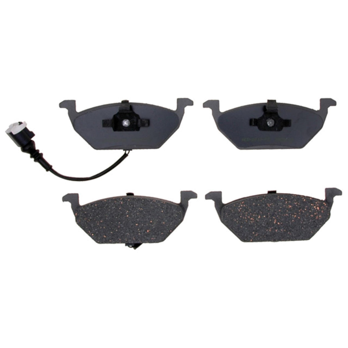 ACDelco Advantage 14D768AC (19287868) Ceramic Front Disc Brake Pad Set with Wear Sensor