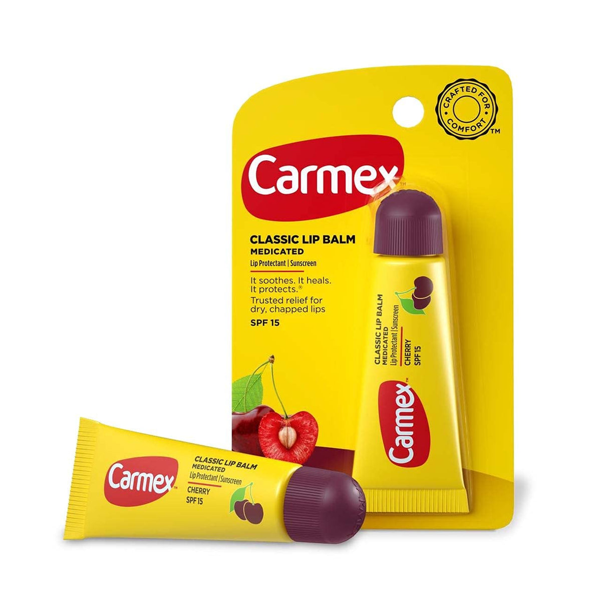 Carmex Moisturizing Lip Balm SPF 15 Cherry 0.35 oz