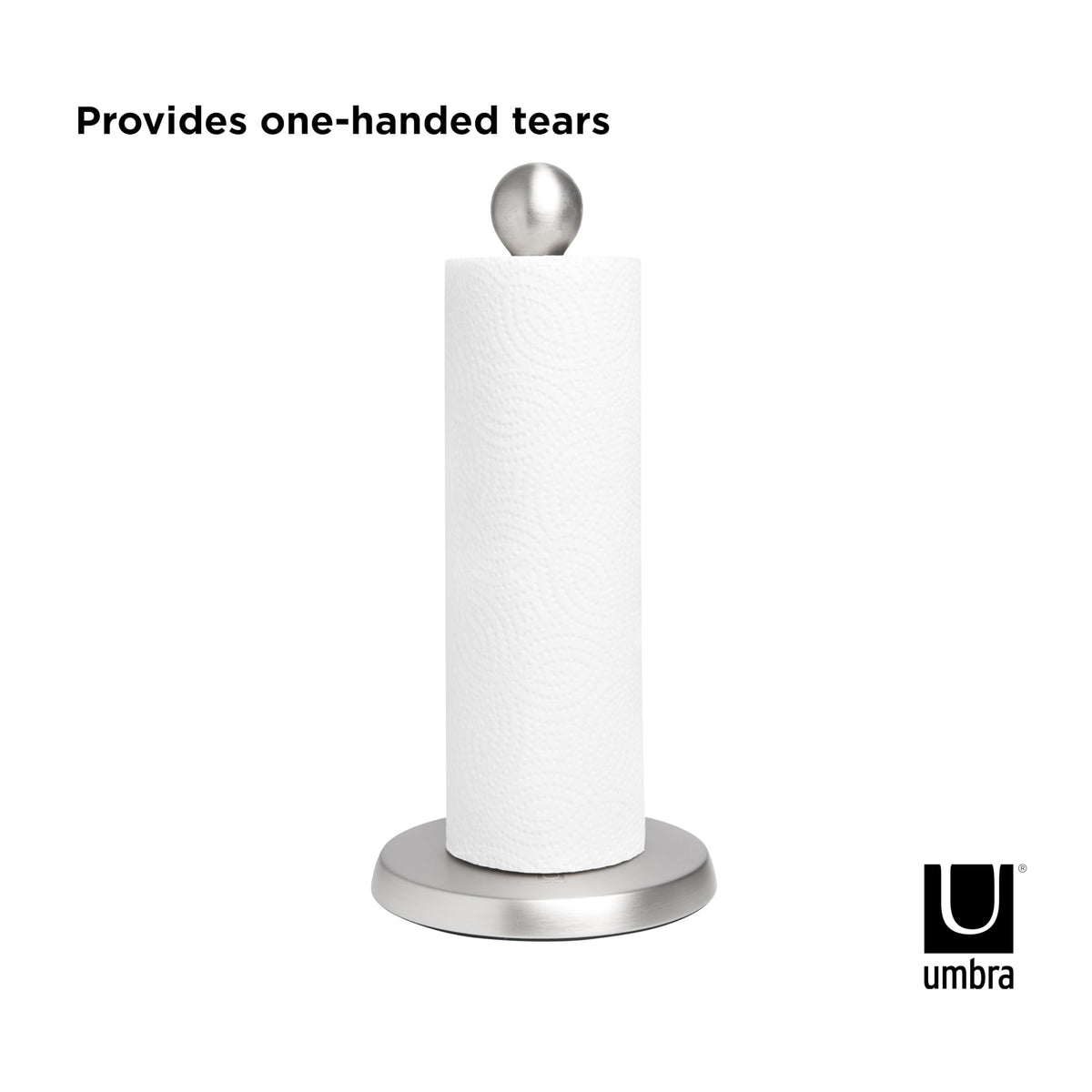 Umbra Teardrop Paper Towel Holder, Nickel