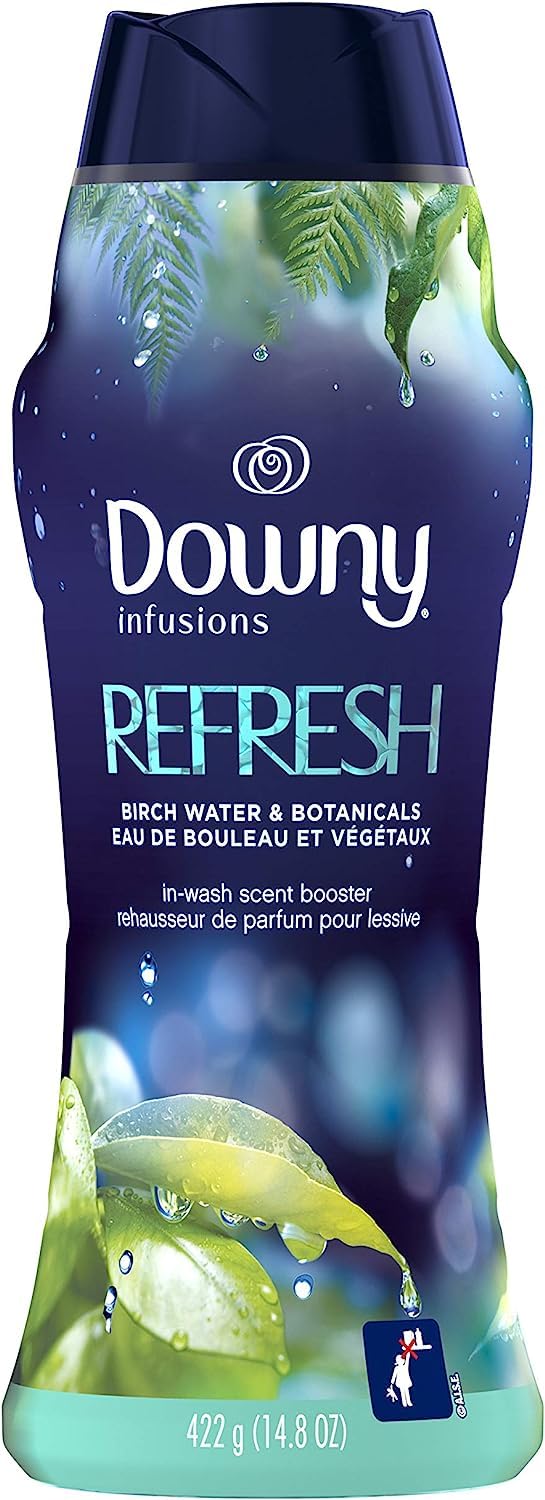 Downy Infusions in-Wash Scent Booster Beads, Refresh, Birch Water & Botanicals, 14.8 oz