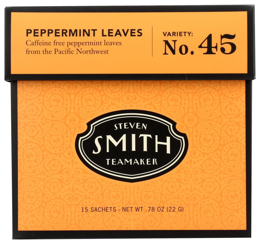 Smith Teamaker Herbal Tea, Peppermint, 15 Count