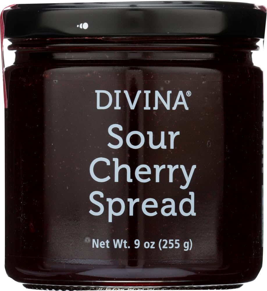 Divina Sour Cherry Spread, 9 Oz. (Case of 12)