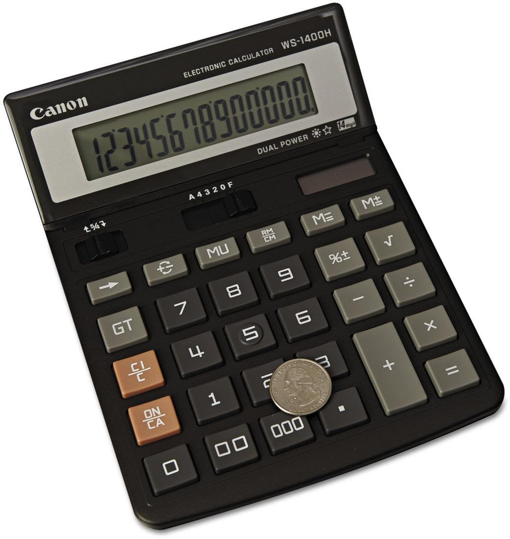 Canon Ws1400h Display Calculator, 14-Digit LCD