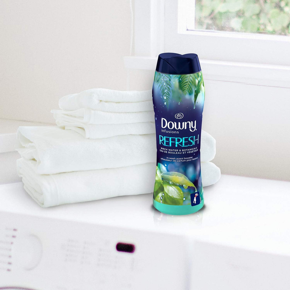 Downy Infusions in-Wash Scent Booster Beads, Refresh, Birch Water & Botanicals, 14.8 oz