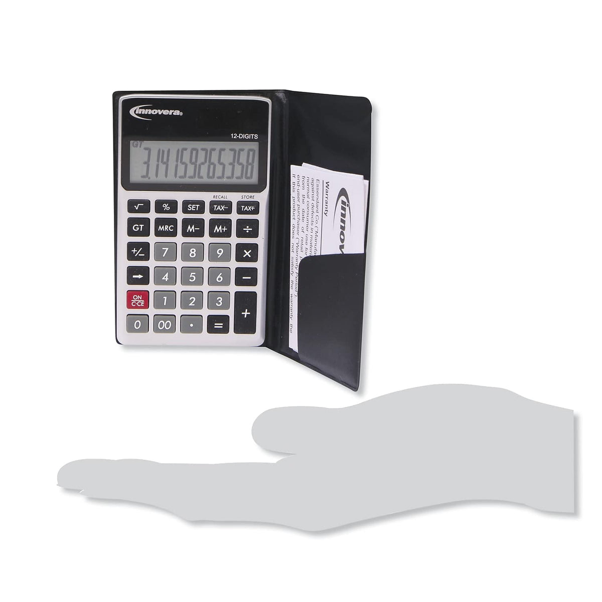 INNOVERA 15922 Handheld Calculator, 12-Digit LCD