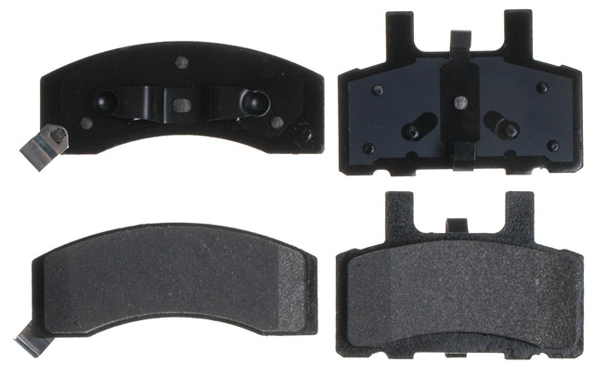 ACDelco Silver 14D370MH Semi-Metallic Front Disc Brake Pad Set with Hardware