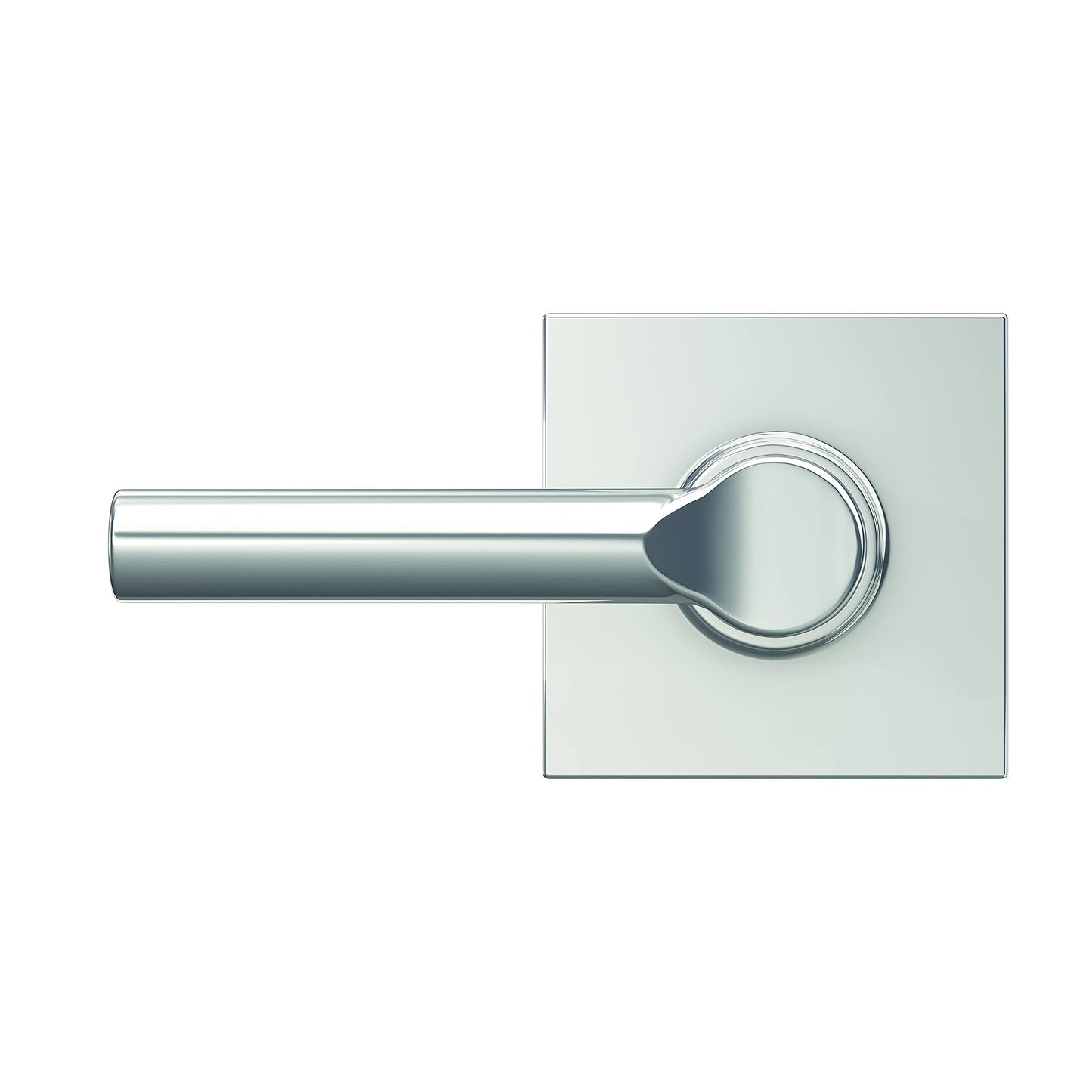 Schlage F10 BRW 625 COL Broadway Lever with Collins Trim Hall & Closet Passage Door Lock, Bright Chrome
