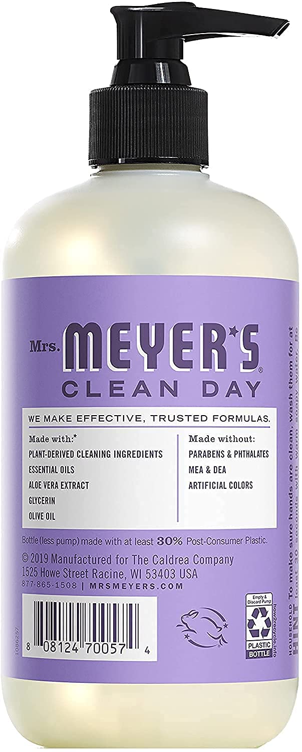 Mrs. MEYER'S CLEAN DAY Holiday Hand Soap Bundle (Mint + Lilac + Daisy + Rose)