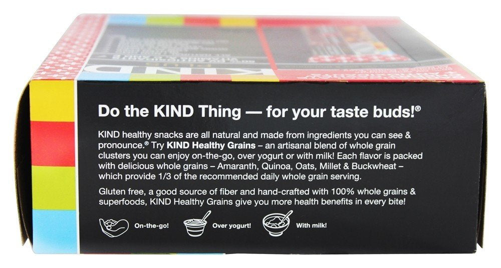 KIND Plus Dark Chocolate Cherry Cashew, 16.8 Oz (Pack Of 12)