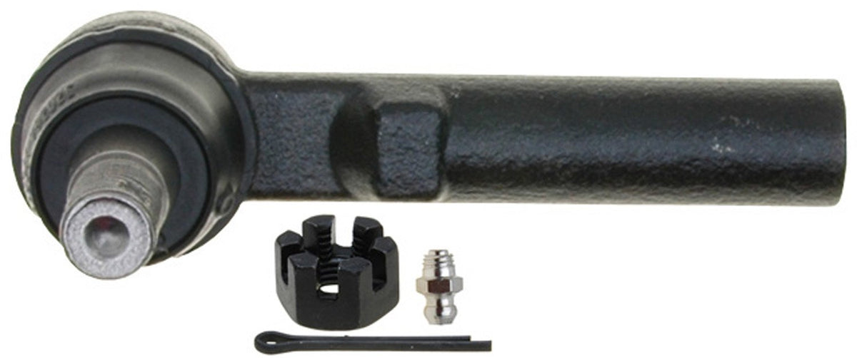 ACDelco Advantage 46A1004A Outer Steering Tie Rod End with Fitting, Pin, and Nut, Black