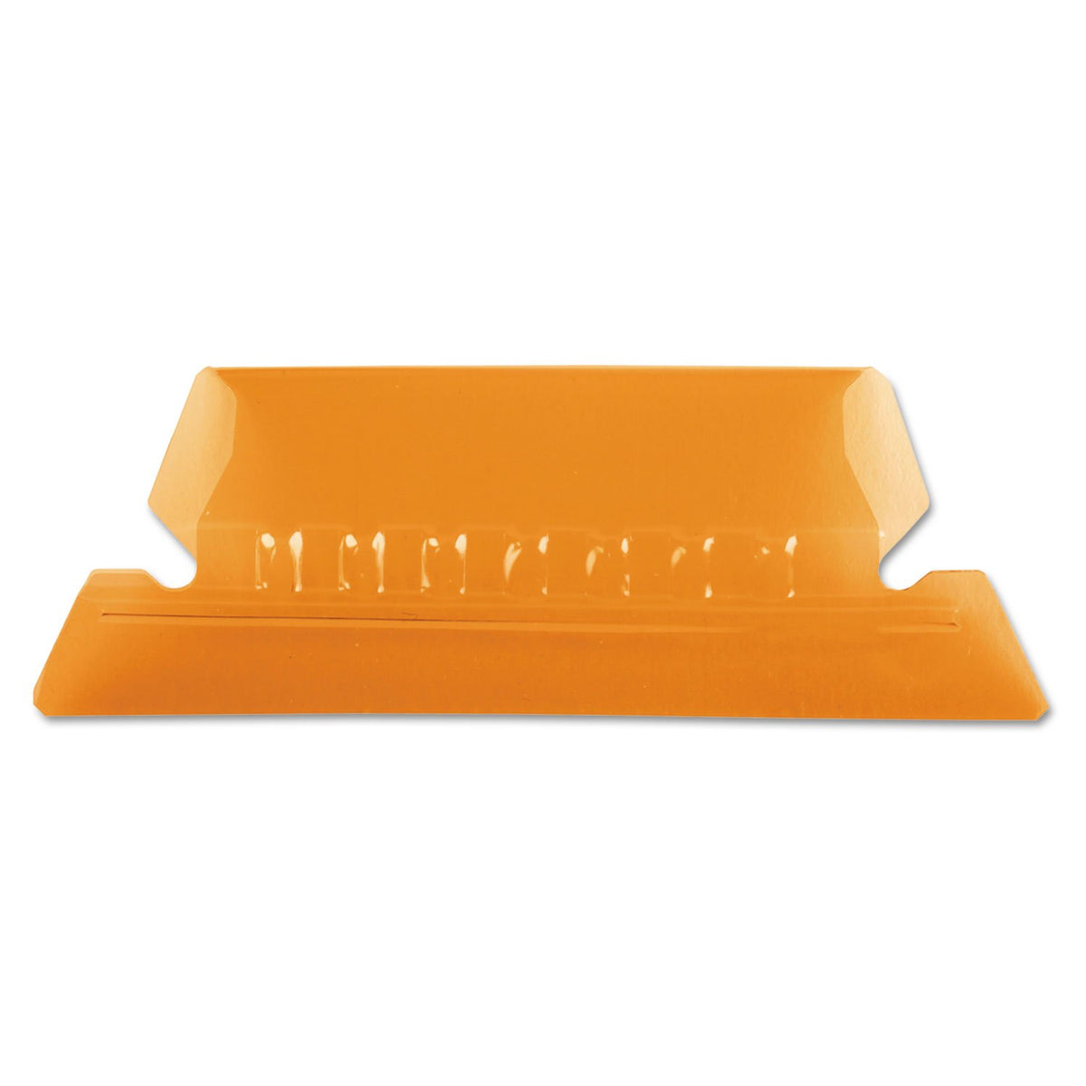 Hanging File Folder Tabs, 1/5 Tab, Two Inch, Orange Tab/White Insert, 25/Pack, Sold as 1 Package