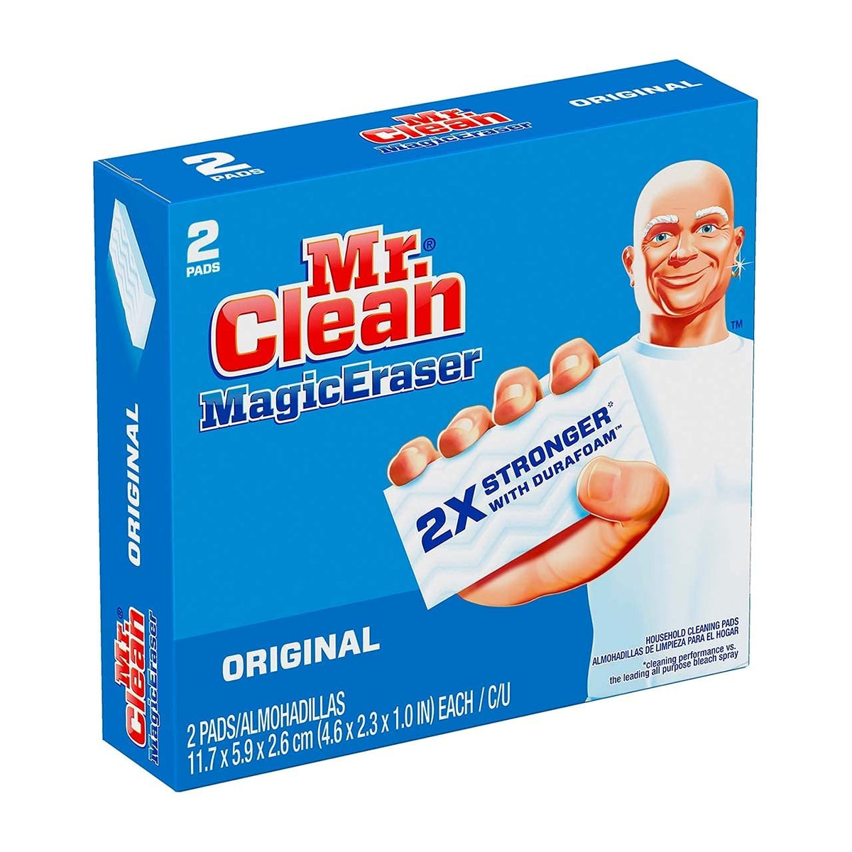 Mr. Clean Magic Eraser, Original 2 ea (Pack of 4)