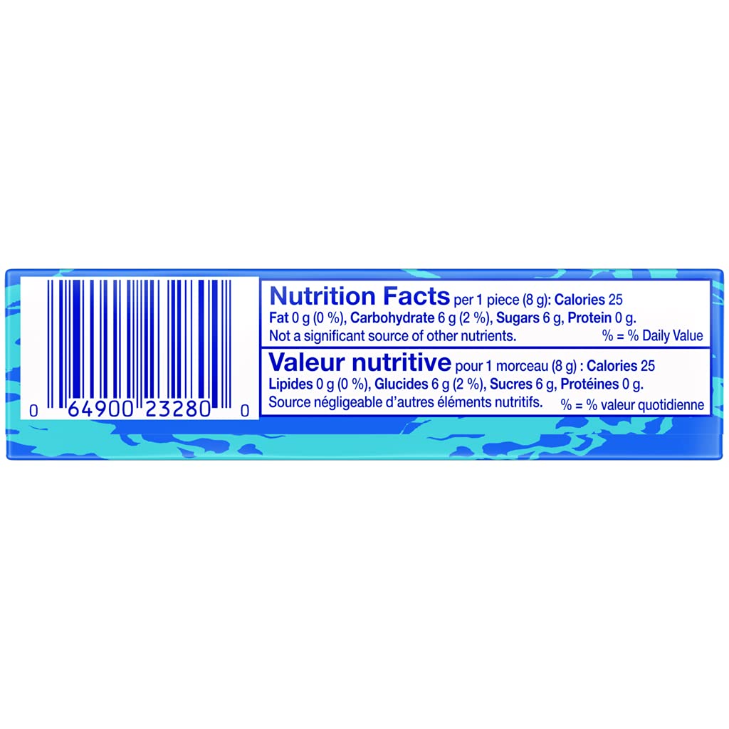 Hubba Bubba Max Sour Blue Raspberry (Pack of 18) (Imported from Canada)