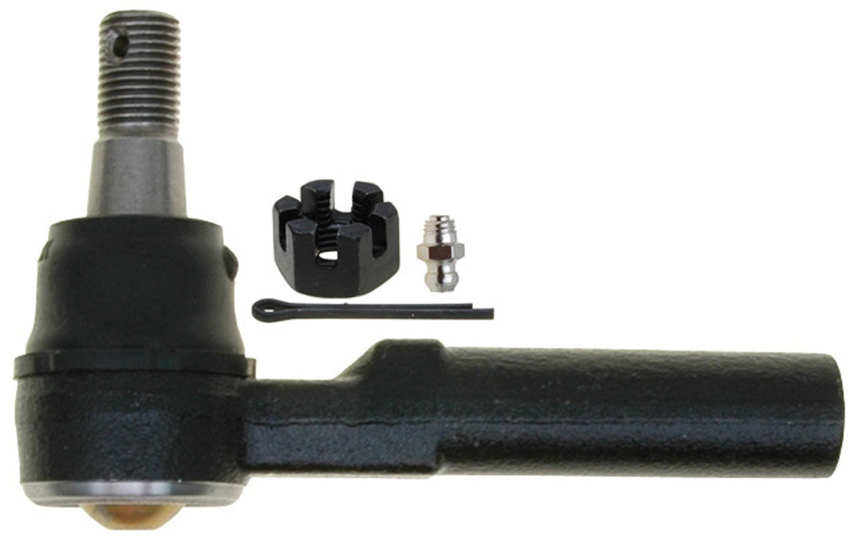 ACDelco Advantage 46A1004A Outer Steering Tie Rod End with Fitting, Pin, and Nut, Black