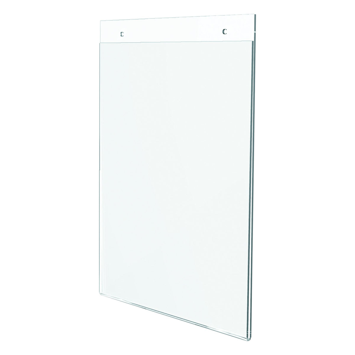 Deflecto Classic Image Wall Mount Sign Holder, Single-Sided, Vertical, 8.5" x 11", Clear (68201), Model:WM-8511-1