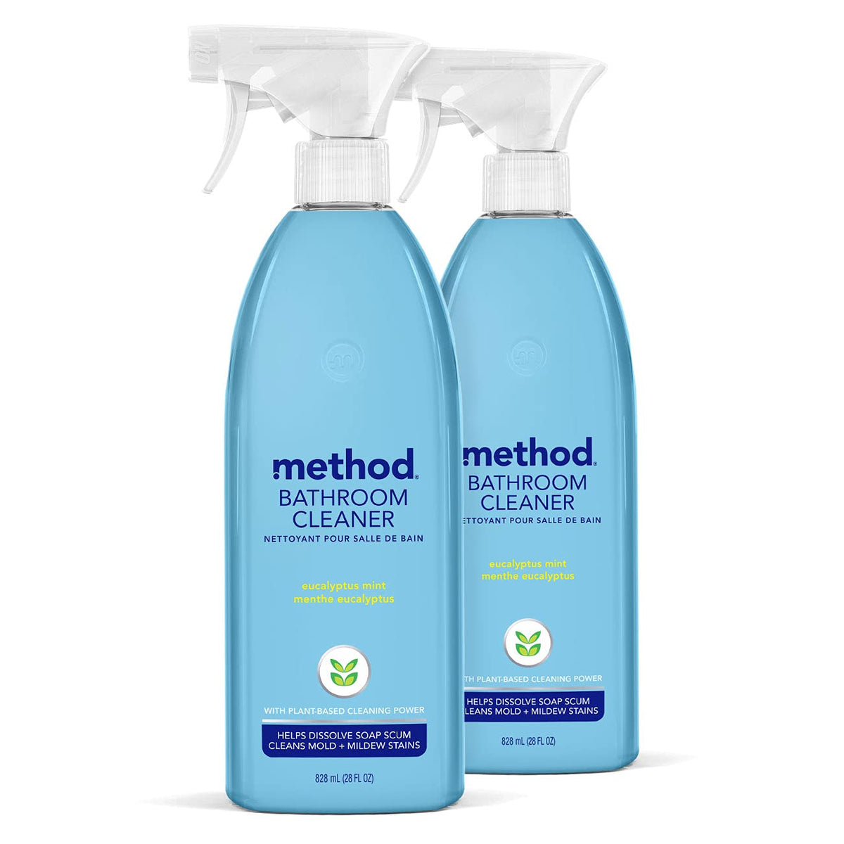 Method Bathroom Cleaner, Eucalyptus Mint, 28 Ounce, (Pack of 2)