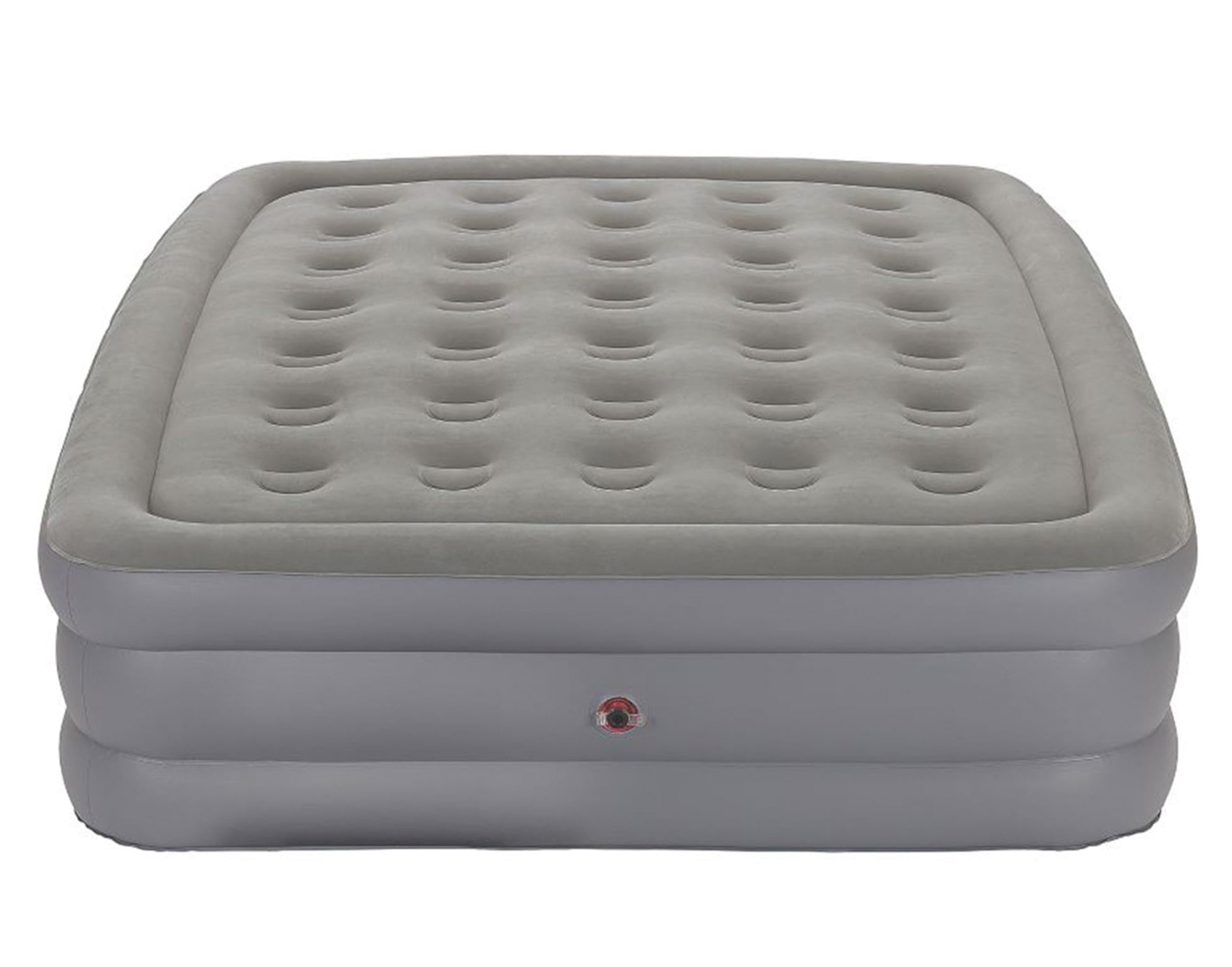 Coleman GuestRest 18" Plush Top Double High Air Mattress Airbed with Integrated Storage System and Carry Bag, Pump Not Included, Queen