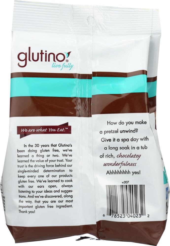 Glutino Gluten Free Chocolate Covered Pretzels Fudge -- 5.5 oz - 2 pc