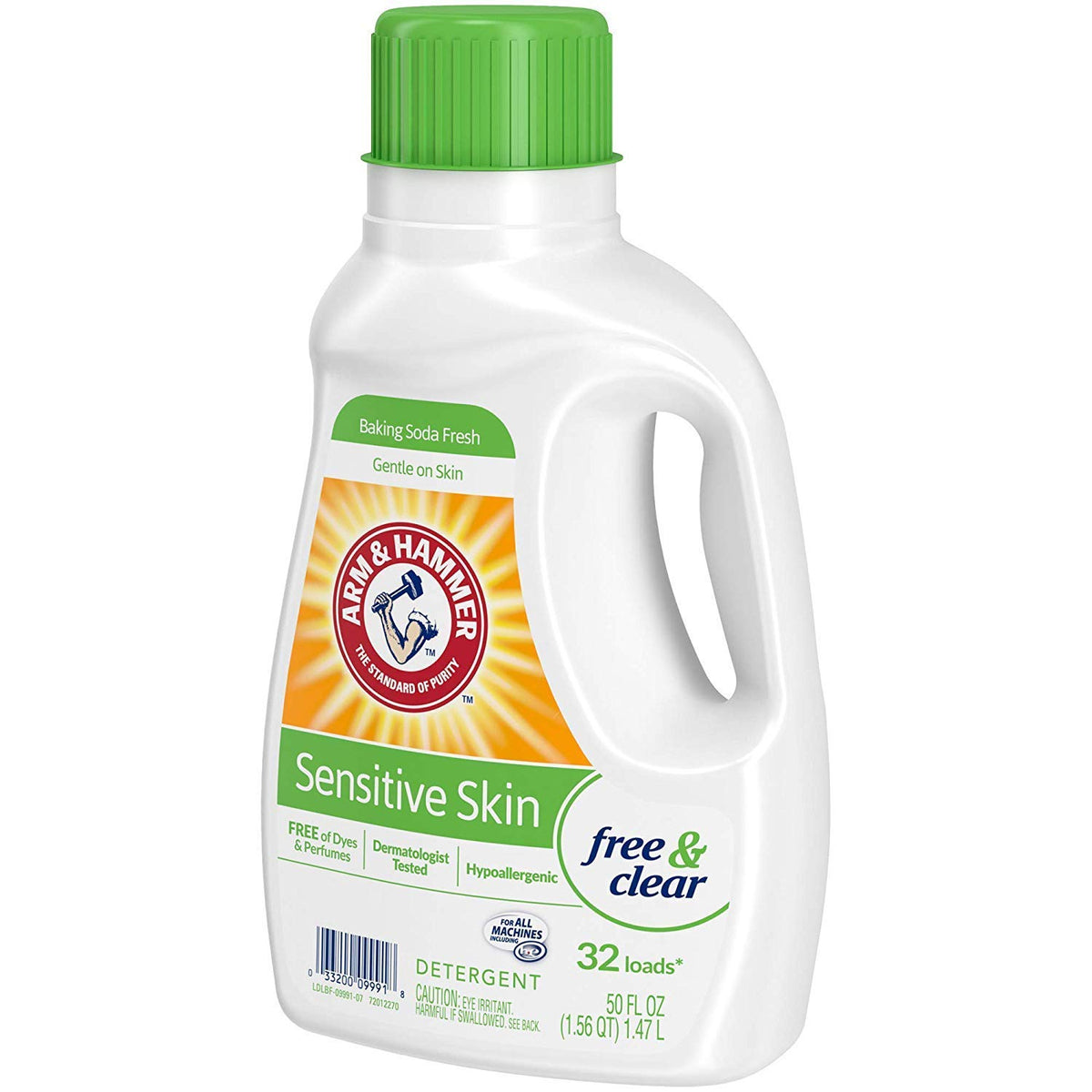 Arm & Hammer Liquid Perfume and Dye Free Dual He, 50 Fluid Ounce (2)