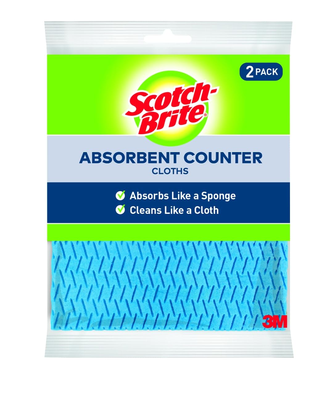 Scotch-Brite Absorbent Vanity Cloth, 24 Cloths