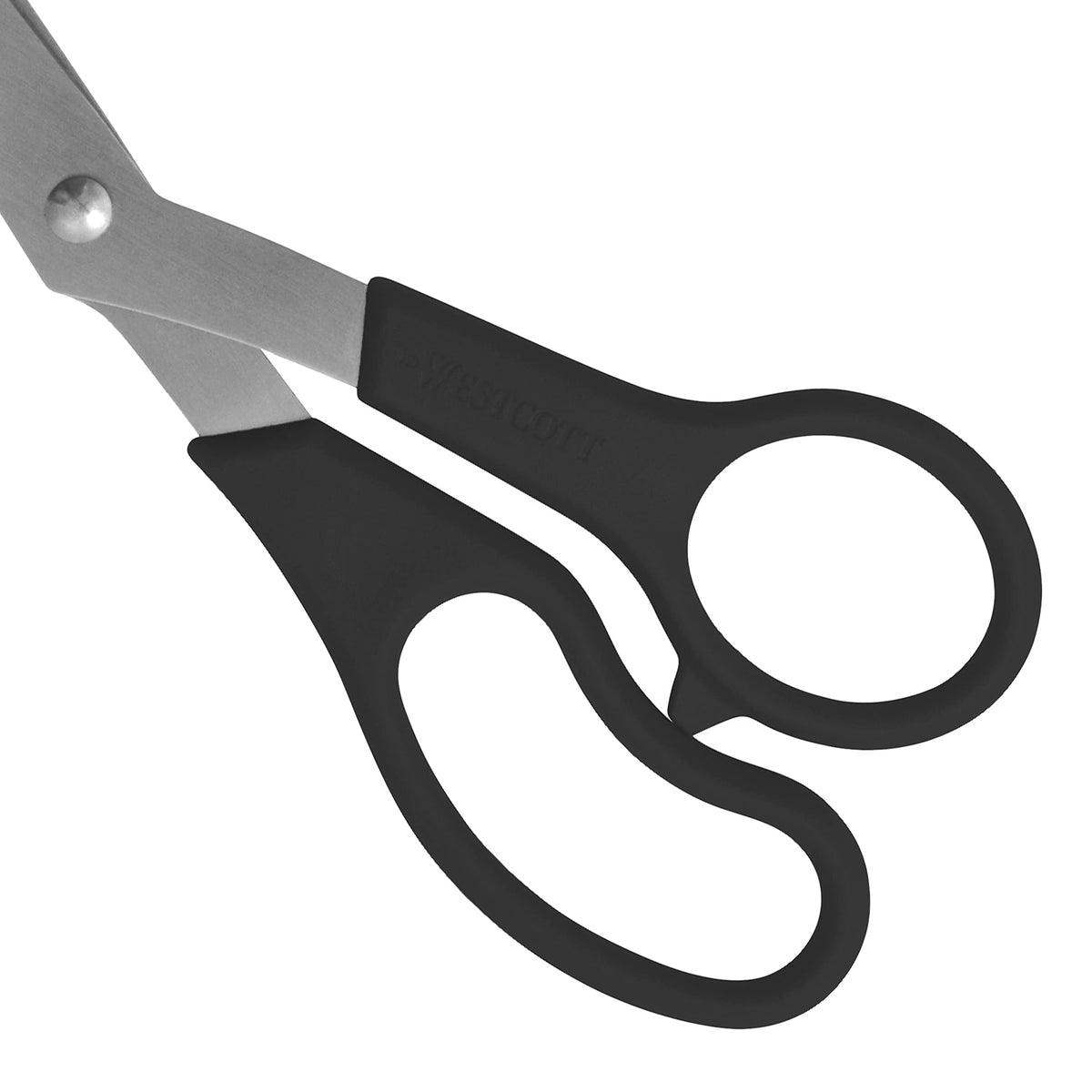 Westcott All Purpose Value Scissors, 8" Bent, Pack of 3, Black (13402)