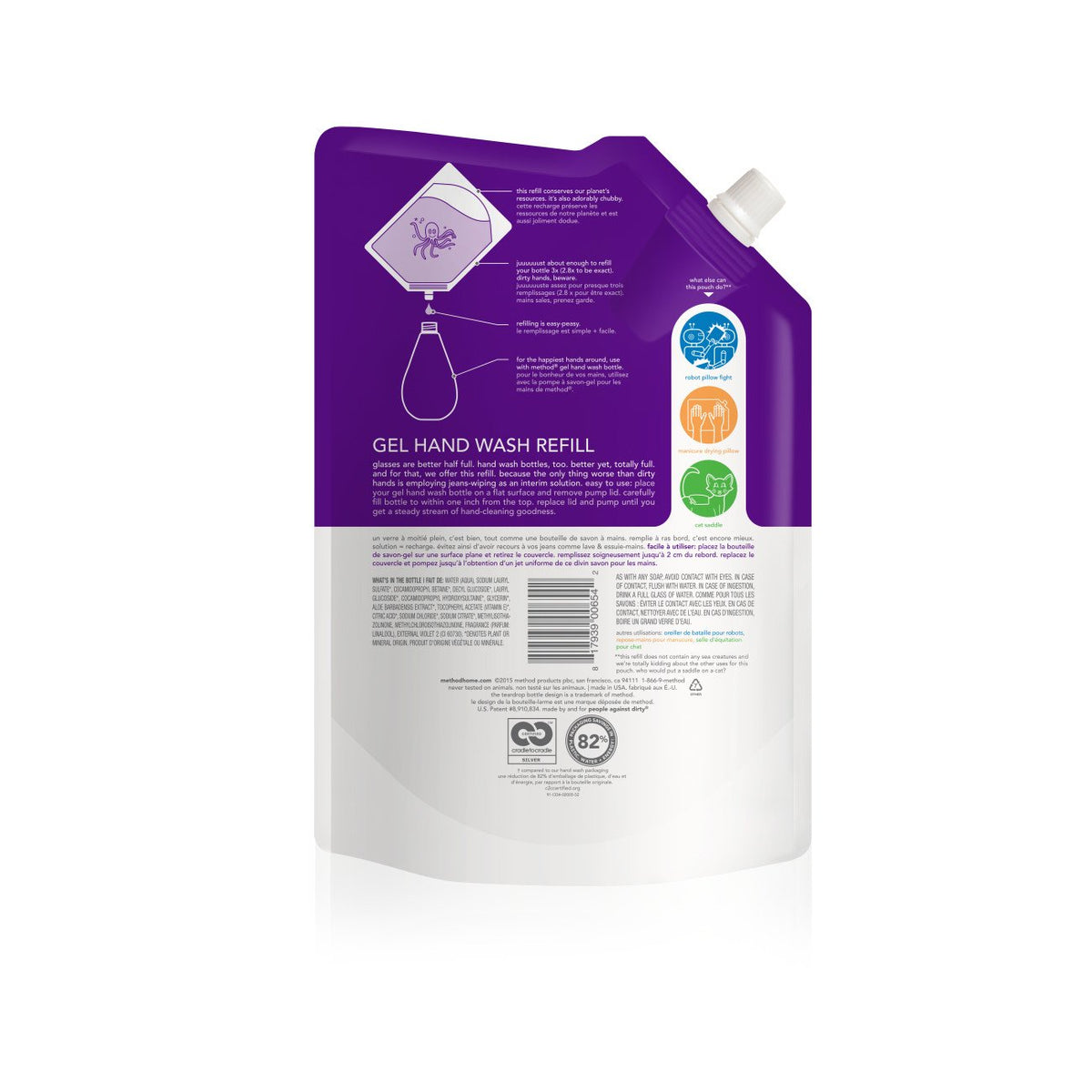 Method 716237100085 FBA_654, 34 fl. oz, Purple