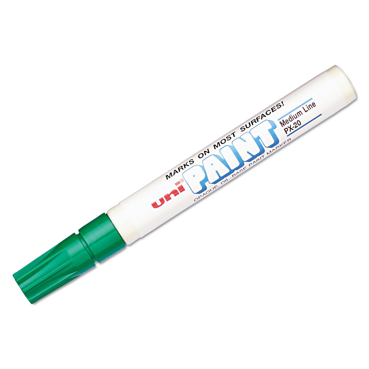 Uni-Paint PX-20 Oil-Based Paint Marker, Medium Point, Green, 1-Count