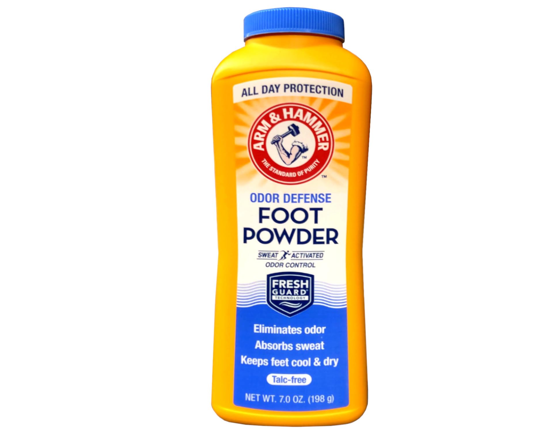 Arm & Hammer Odor Defense Foot Powder, 7 Ounces (Pack of 3)
