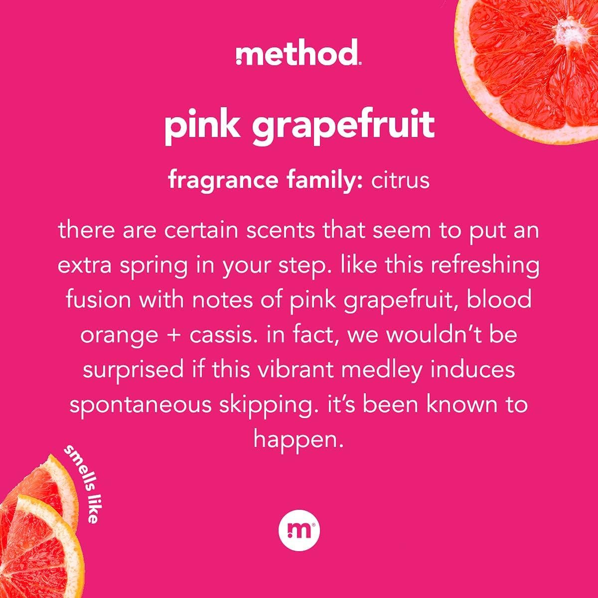 Method Gel Hand Soap, Pink Grapefruit, 12 oz. (Pack of 1)