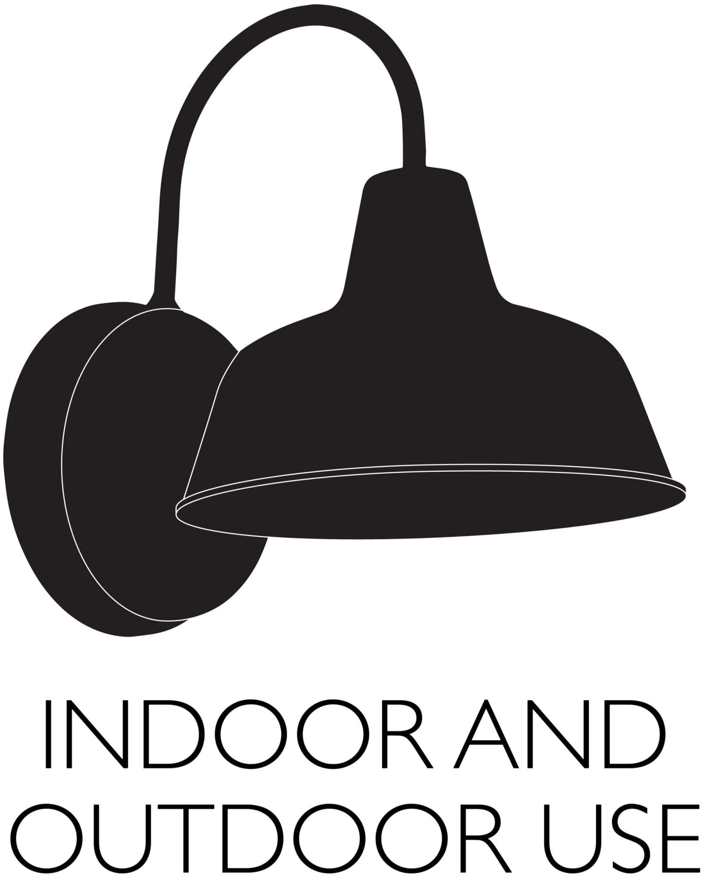 Mason Barn Light 1 Indoor/Outdoor Wall Mount Modern Industrial Farmhouse Design House Light for Patio, Garage, Bathroom, Office, Kitchen, 8 inch, Galvanized, 520965
