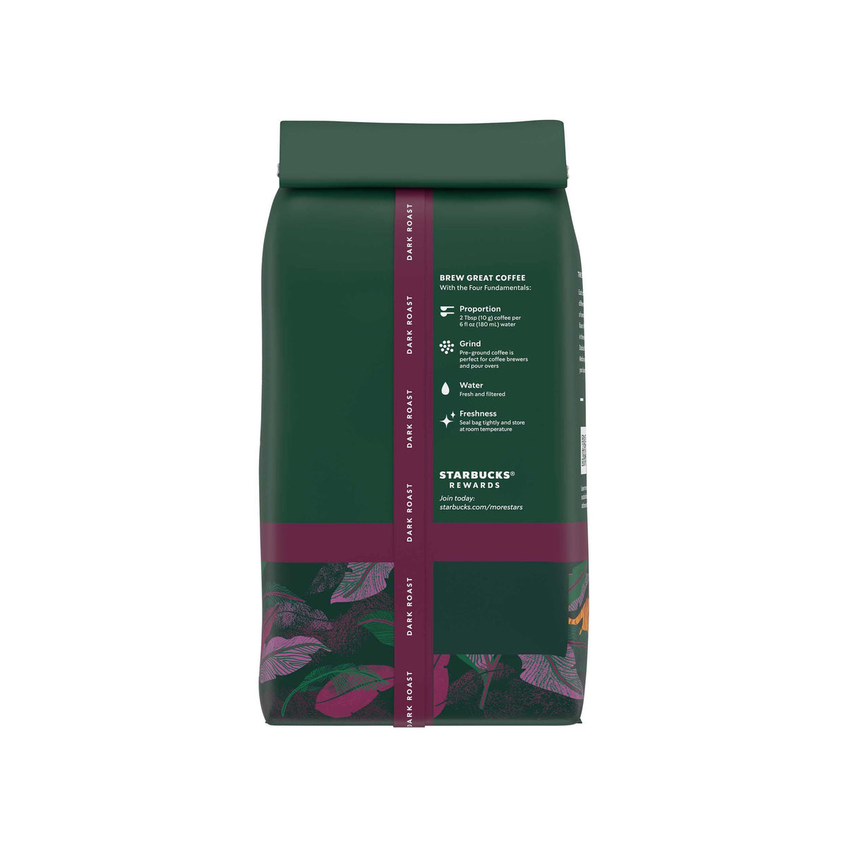 Starbucks Ground Coffee, Dark Roast Coffee, Sumatra, 100% Arabica, 6 bags (18 oz each)