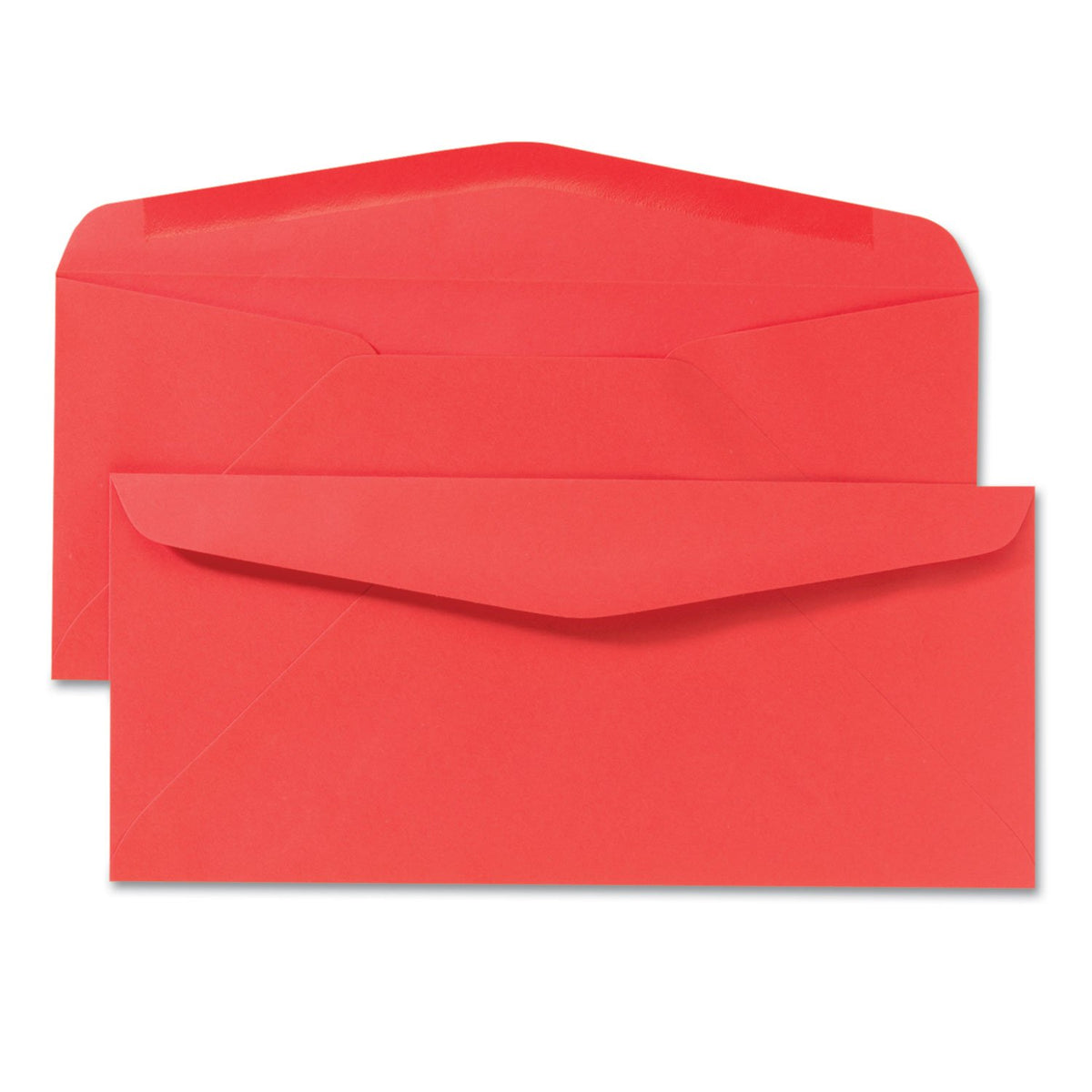 Quality Park Colored Envelope, Traditional, #10, Red, 25 per Pack (11134)