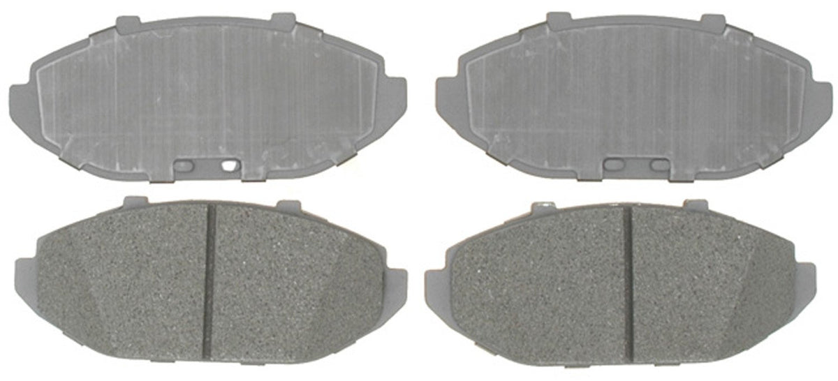 ACDelco Silver 14D748MX Semi-Metallic Front Disc Brake Pad Set