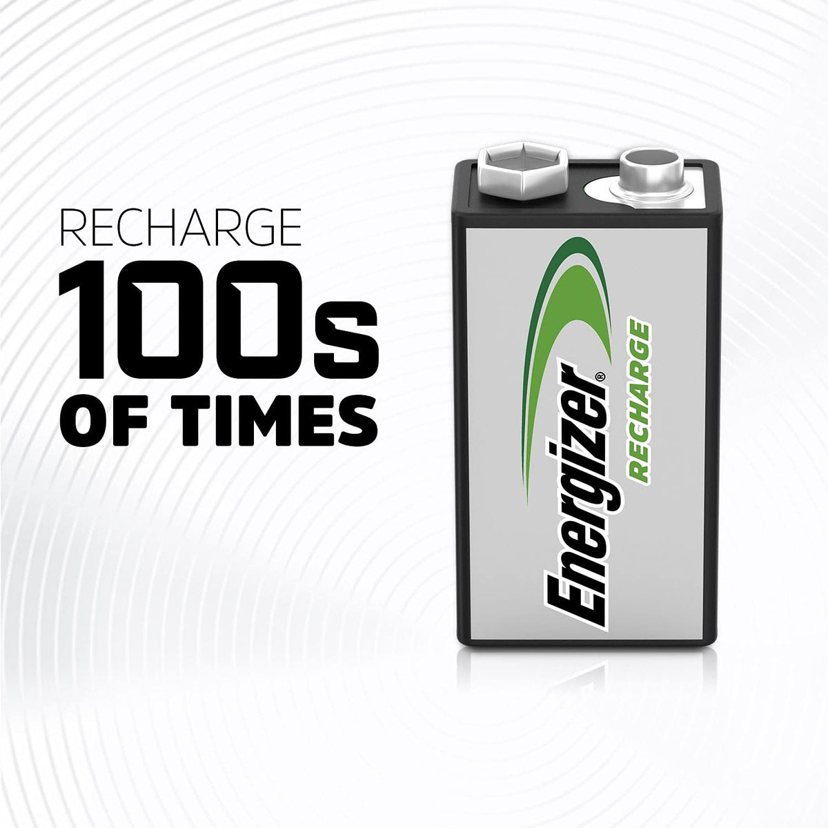 Energizer Recharge Universal Rechargeable 9V Batteries, 1 Pack