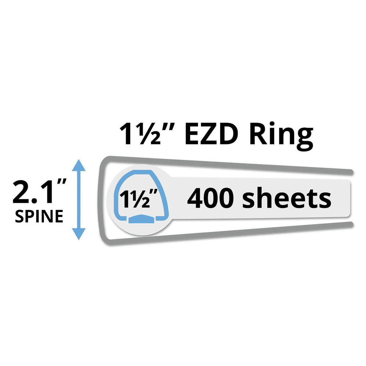 AVERY AVE79774 - One Touch EZD Heavy-Duty Binder