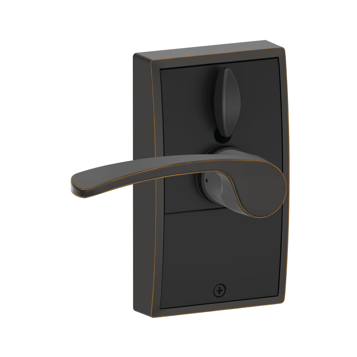 SCHLAGE Touch Century Lock with Merano Lever (Aged Bronze) FE695 CEN 716 MER