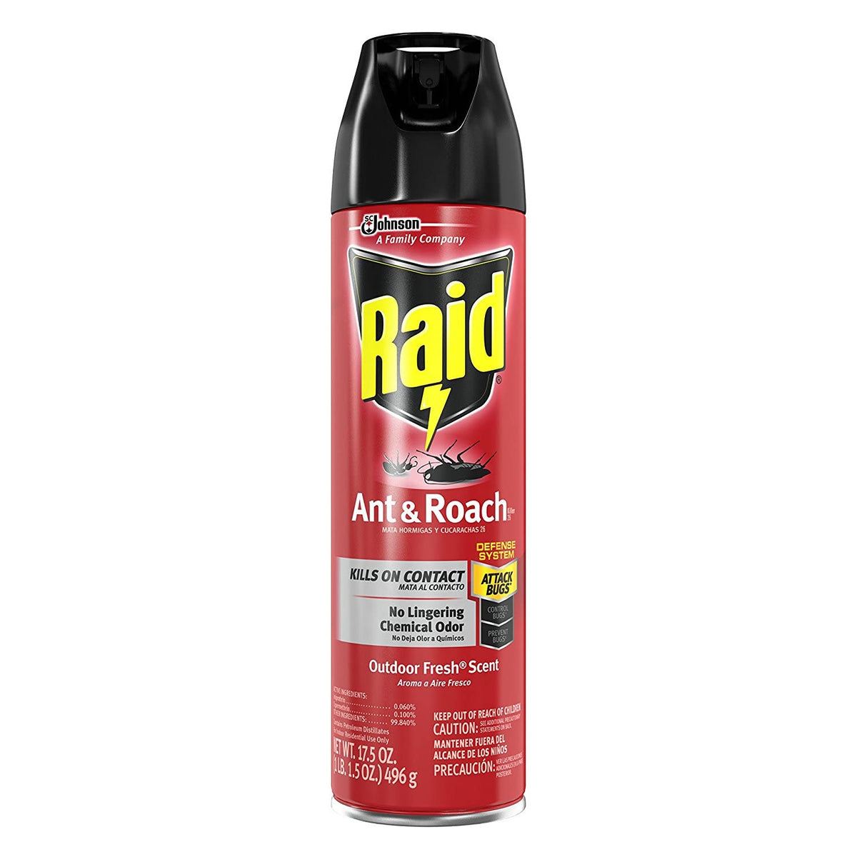 Raid Ant and Roach Killer 17.5 Ounce (Pack of 4)