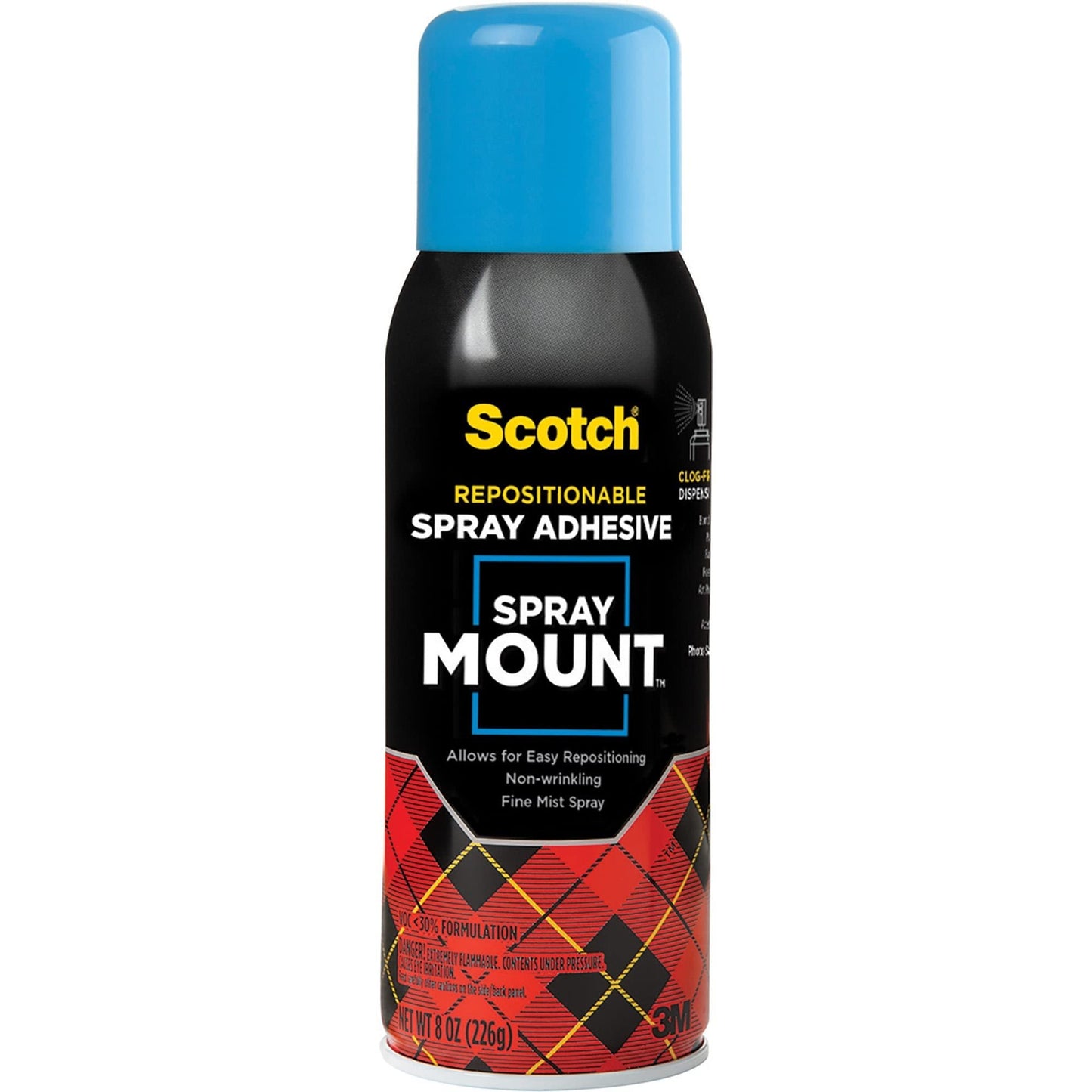 Scotch Spray Mount Repositionable Adhesive, 10.25 oz – Removable/Restickable Spray Glue for Layouts, Mock-Ups, Photos & Crafts (Acid-Free, Clear Drying)
