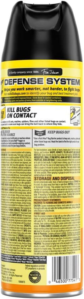 Raid Multi Insect Killer, Orange Breeze,15 Ounce (Pack of 3)