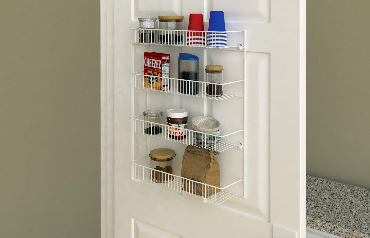 ClosetMaid 8033 4-Tier Wall Rack, 18-Inch Wide, White