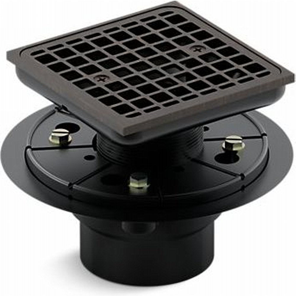 ClearFlo Square design tile-in shower drain