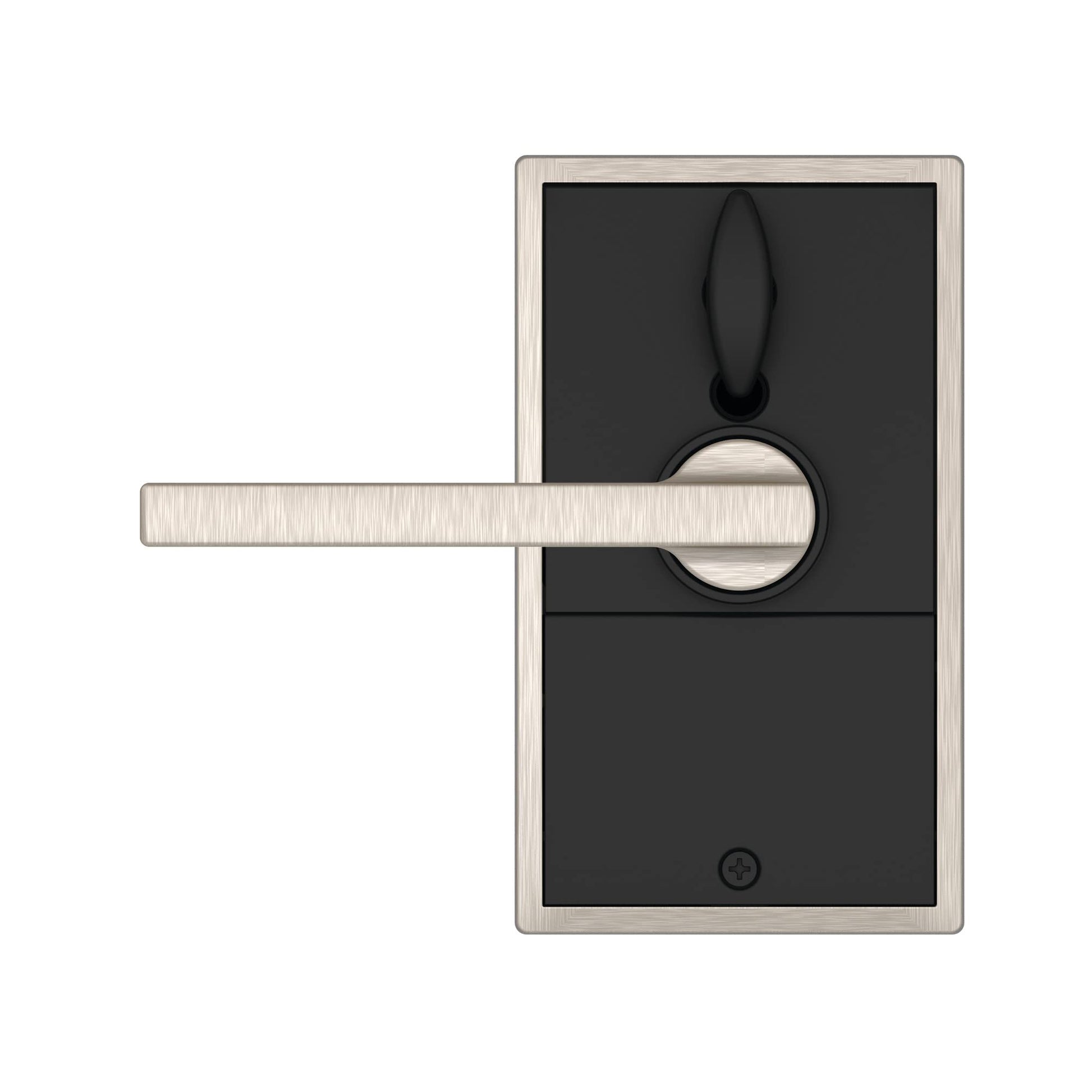 Schlage FE695 CEN 619 LAT Touch Century Lock with Latitude Lever, Electronic Keyless Entry Lock, Satin Nickel