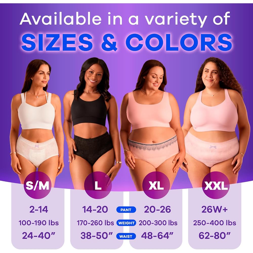 Always Discreet Underwear Maximum Absorbency Size Large - 17 ct cs of 3