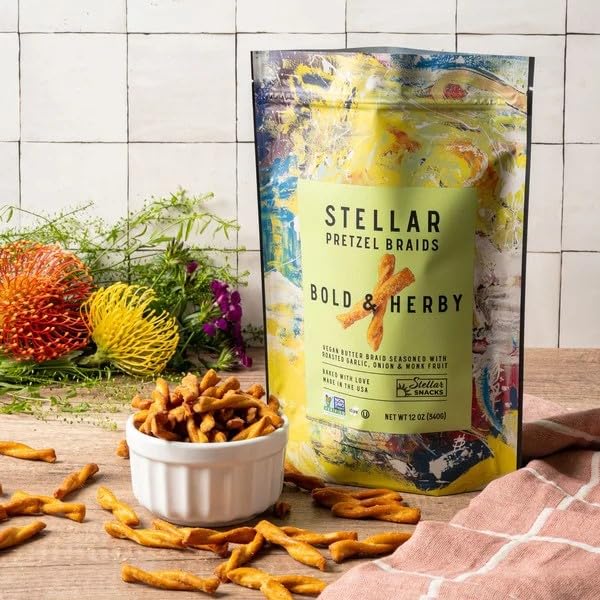 Pretzels Bold And Herby, 12 OZ.