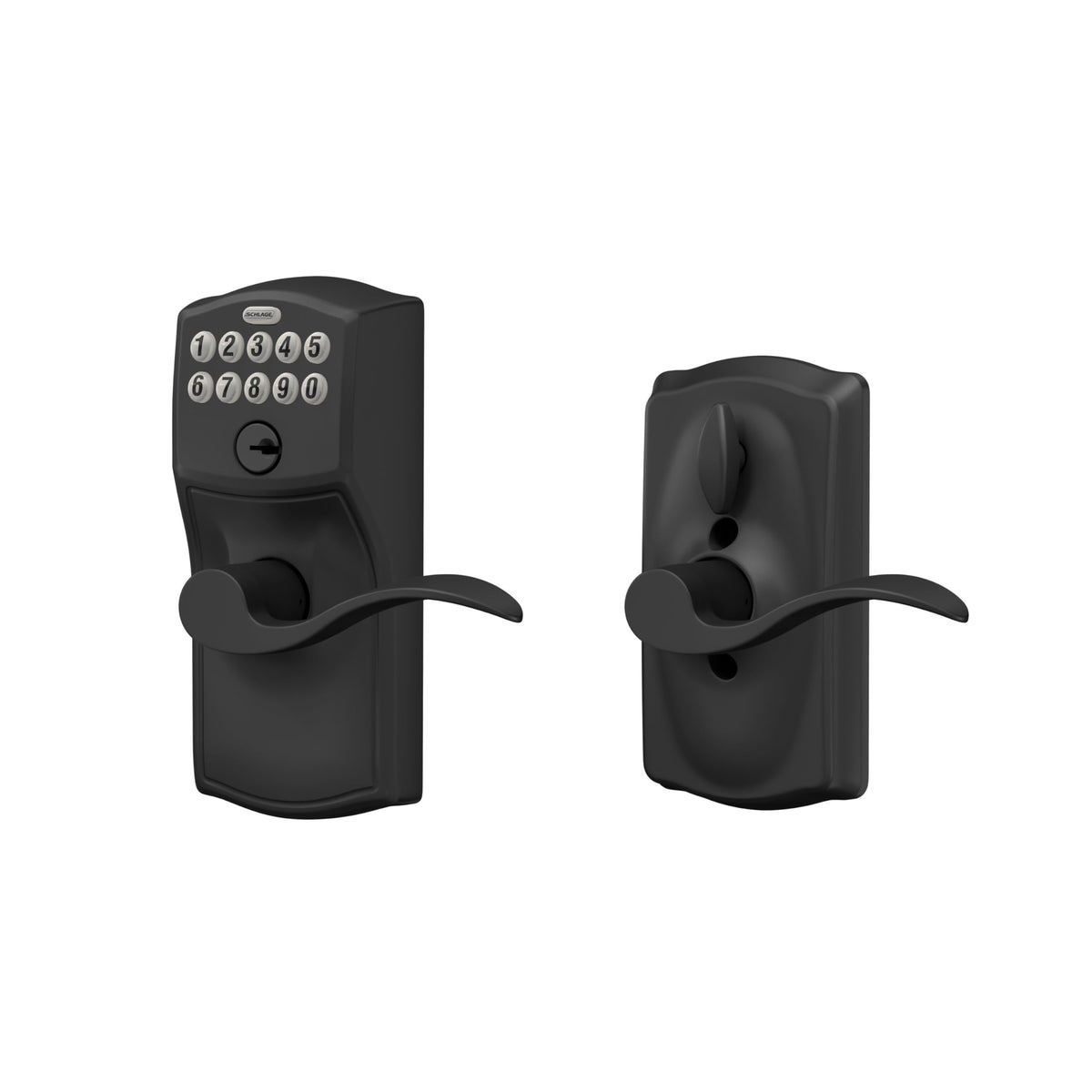 SCHLAGE FE595 CAM 622 Acc Keypad Entry with Flex Electronic Lock, Matte Black