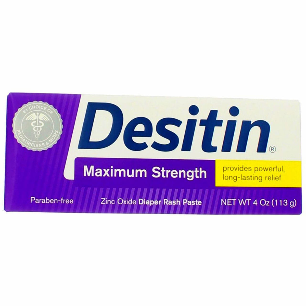 DESITIN Maximum Strength Diaper Rash Paste 4 oz (Pack of 6)
