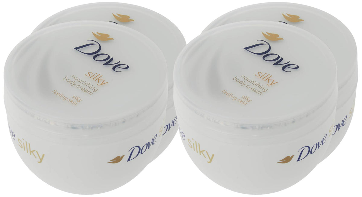 Dove Silky Nourishment Body Cream 300ml - 4 Pack