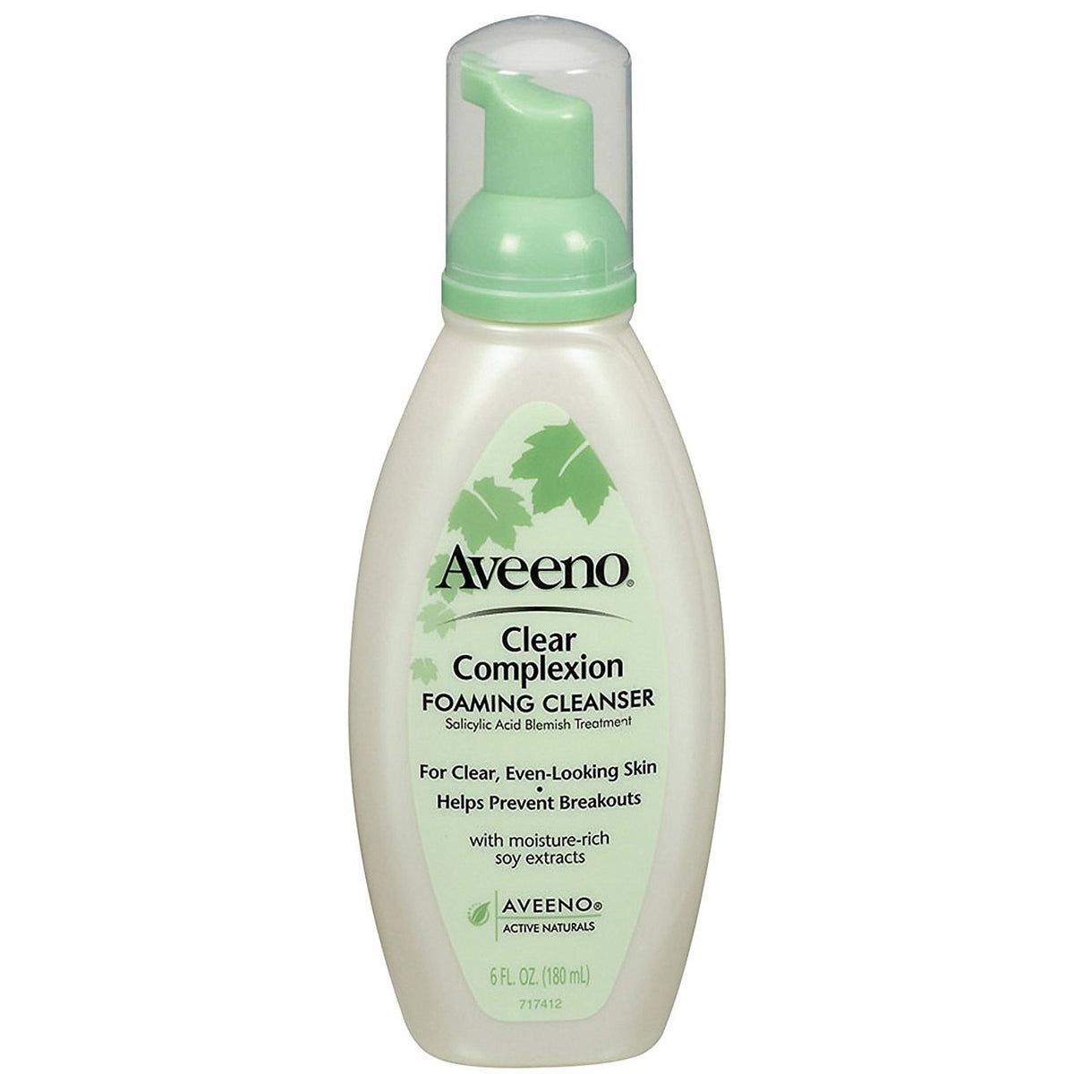 Aveeno Clear Complexion, Foaming Cleanser, 6 Fl Oz